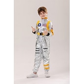 economico Costumi Professionali e Uniformi-Settimana del libro 2026 Costume di Carnevale 2026 Costumi di carriera Tutine Astronauta Bambini Ragazzi Ragazze Carnevale Festa / Sera Vestirsi