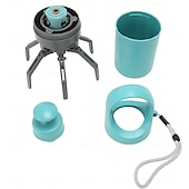 Χαμηλού Κόστους Είδη καθαριότητας-Φορητή σκούπα περιττωμάτων σκύλου με διανομέα σακούλας - ανθεκτικό πλαστικό, γαλαζοπράσινο, σχεδιασμός με νύχι για αποτελεσματική συλλογή απορριμμάτων, περιλαμβάνει στεγανές σακούλες, ιδανικό για