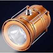 levne Camping Lights &amp;amp; Lucerny-1 balení skládací přenosné LED kempingové lucerny, lehké, vodotěsné, solární, USB dobíjecí LED svítilny, sady pro přežití, pro vnitřní i venkovní použití, pro domácí nouzové osvětlení, výpadky proudu,