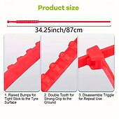 baratos Decoração e proteção de carroçaria automóvel-Correntes antiderrapantes reversíveis 12/24/36 para pneus de carros na neve, sem danificar os pneus, para SUVs, sedãs, vans, off-road, correntes de neve universais de emergência, novo material menos