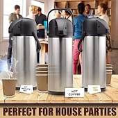 رخيصةأون طقم مطبخ-وعاء ساخن &amp;موزع مشروبات باردة، موزع قهوة، ترمس من الفولاذ المقاوم للصدأ