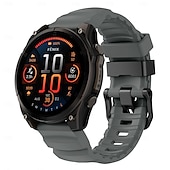abordables Correas de reloj Garmin-Correa de silicona Quickfit de 22 mm y 26 mm para relojes inteligentes Garmin Fenix 7X, 7 Solar, 6X, 6 Pro, 5, 5X Plus, 3, 3H y Epix.