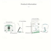 Недорогие Держатели для телефона-Складная прозрачная подставка для телефона с возможностью вращения на 360 градусов, имеющая симпатичный и минималистичный дизайн, идеально дополняет повседневное использование.