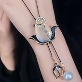 economico collane e ciondoli-1 pezzo Collana con pendente Collana For Per donna Streetwear Regalo Quotidiano Lega goccia Fiore