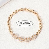 economico Braccialetti-Zircone Classico Animale Moda Personalizzato Lusso Rame Gioielli braccialetto Argento / Oro Per Matrimonio Feste Fidanzamento Balli di fine anno