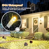 cheap Plug String Lights-Christmas Net Lights Connectable Waterproof String Light 8 Function Timer Remote Control Wedding Festival Party Atmosphere Decorative Lights Low Voltage Safe Plug in