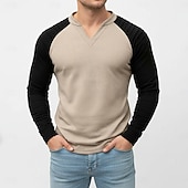 Недорогие основные футболки-Мужская футболка из искусственной замши с длинным рукавом, V-образным вырезом, складками, плиссировкой, осенне-зимняя, винтажная, повседневная, ретро, с рюшами, цветная, для улицы, повседневная,