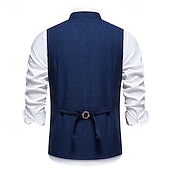 economico Costumi maschili degli anni '20-Retrò Vintage Anni Ruggenti Anni 1920 Gilet Il grande Gatsby Gangster Costume Per uomo Halloween Carnevale Mascherata Festa &amp; Sera Adulti Gilet