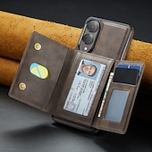 baratos Capa Samsung-telefone Capinha Para Samsung Galaxy S25 Ultra Plus S25 Edge S24 Ultra Plus S23 Ultra Capa para Cartão Wallet Com Suporte Antichoque Retro Couro PU