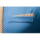 baratos Fantasias masculinas dos anos 1920-Loucos anos 20 Anos 20 Retro Vintage Blusa / Camisa Mafioso Padrinho Corte Justo Fantasia Homens Baile de Máscaras Traje de festa para noite Negócio / Cerimônia / Casamento Festa de Solteira Adulto