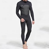 economico Mute, tute da sub e indumenti anti-abrasione-Per uomo 3mm Muta da sub in neoprene Rash Guard completo per il corpo Costume da surf intero Color-blocking Caldo Protezione UV Manica Lunga Mute da immersione Surf Canoa Snorkeling Inverno