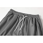 economico Pantaloncini casual-Per uomo Attivo Pantaloncini Pantaloncini casual Tasche A cordoncino Design elastico con coulisse Tinta unica Comfort Traspirante Breve Sportivo Informale Giornaliero Di tendenza Streetwear Nero