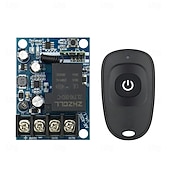 baratos Interruptor Inteligente-Controle remoto DC12V 24V 36V 48V 1 canal com interruptores, código de aprendizagem de 433MHz, interruptor liga/desliga, transmissor e receptor RF.