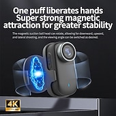 رخيصةأون كاميرا الحركة-كاميرا أكشن M11 قابلة للحمل وظيفة تسجيل الصور والفيديو مقاومة للماء تحكم واي فاي ميني 0 بوصة 48 ميجابكسل 4K 128 جيجابايت هدية يوم الفالنتاين