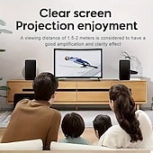 economico Ingranditore dello Schermo-Lente d'ingrandimento per schermo del telefono HD curvo da 12 pollici - ingrandimento coassiale 11x, facile da usare e trasportare.