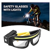 voordelige huishoudelijke apparaten-LED-koplampbril - USB-C-oplaadbaar IPX4-waterbestendig Bewegingssensoractivering 3 verlichtingsmodi Verstelbare pootjes Geschikt voor hardlopen, fietsen en buitenactiviteiten