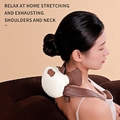 cheap Body Massager-New Oblique Square Massager Shoulder and Neck Massager Cervical Hot Compress Home Cervical Massager Perfect Birthday Valentine's Day Gift for Boys and Girls for and Thanksgiving