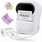 Недорогие Сканеры и принтеры-Машина для изготовления этикеток p5 с лентой, небольшой термопринтер для наклеек, портативный Bluetooth