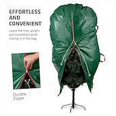 baratos Armazenamento de Natal-Saco impermeável para guardar árvore de Natal - comporta árvores artificiais de 2,3 metros (7,5 pés), com zíper e alças para facilitar o transporte - perfeito para organizar sua casa durante as festas