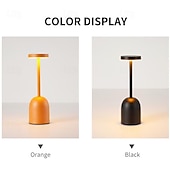 cheap Table Lamps-Rechargeable Cordless LED Table Lamps Touch Sensor Light, 3-Levels Portable Dimming Wireless Battery Operated Lamp,Night Light/Restaurant Table/Outdoor/Coffee/Bar