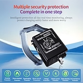 baratos Carregadores Sem Fio-Carregador portátil rápido de 120 W com cabo USB-C e Lightning, compatível com iPhone 15/16/17 e Samsung, ideal para jogos e viagens. Design compacto e específico para tomadas europeias.