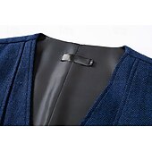 cheap Men's 1920s Costumes-Retro Vintage Roaring 20s 1920s Vest The Great Gatsby Gangster Fancy Dress Men's Halloween Carnival Masquerade Party &amp; Evening Adults' Vest