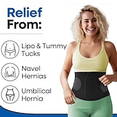 cheap Braces &amp; Supports-Plus Size Hernia Belt for Men &amp; Women  Post Surgery Abdominal Binder Postpartum Belly Band Belly Wrap  Hysterectomy Umbilical Inguinal Hernia  Belly Binder &amp; Tummy Tuck  Fajas Para Hombres