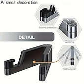 お買い得  電話スタンド-2パックアルミ合金V字型折りたたみ電話スタンド ポータブルデスクトップスタンド デスクトップ電話ホルダー ポータブルデバイススタンド 調整可能な電話スタンド 折りたたみ電話ホルダー