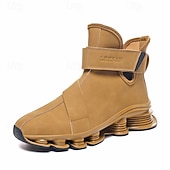 abordables Zapatillas Informales-Zapatillas deportivas rojas para hombre: elegantes y cómodas, con parte superior de malla y cámara de aire, perfectas para un look informal en vacaciones y fiestas navideñas.