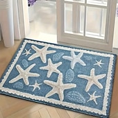 economico Zerbini-zerbino in pelliccia sintetica con cartoni animati, resistente, per ingresso, stampa piatta 2D, asciugatura rapida, assorbente, facile da pulire, antiscivolo, arredamento per la casa