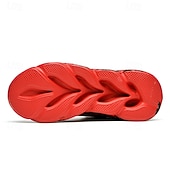 preiswerte Lässige Sneakers-Rote Herren-Sneaker für den Alltag – modisches Design mit auffälligen Prints, ideal als Weihnachtsgeschenk und für festliche Outfits