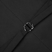 preiswerte Feier zum Feiertag-Herren Smokings Partyanzüge Lässig Schwarz Weiß Frühling, Herbst, Winter, Sommer Anzug Schalkragen Mode Party Patchwork Figurbetonter Schnitt 3-teilig Einreiher - 1 Knopf