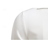baratos Fantasias masculinas dos anos 1920-Loucos anos 20 Anos 20 Retro Vintage Blusa / Camisa Mafioso Padrinho Corte Justo Fantasia Homens Baile de Máscaras Traje de festa para noite Negócio / Cerimônia / Casamento Festa de Solteira Adulto