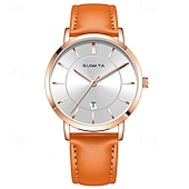 halpa Kvartsikellot-LIGE Miesten Kvarttikello Liiketoiminta Vedenkestävä PU Nahkakello