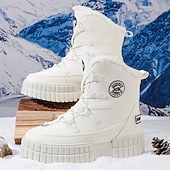 preiswerte Winter- und Schneestiefel-Schwarze, wasserdichte Herren-Winterstiefel mit Fellfutter und griffiger Sohle – strapazierfähiges und isoliertes Schuhwerk für Schnee, Wanderungen und Winterabenteuer