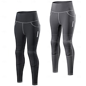 ieftine Seturi de îmbrăcăminte pentru femei-Pentru femei Colanți pentru ciclism Pantaloni de ciclism Downhill Jersey Manșon Lung Ciclism montan Ciclism stradal Vară Primăvară Negru / Portocaliu Hiacint+Gri Culoare solidă Bicicletă Fitness