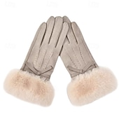 Недорогие Перчатки-Жен. 1 пара С пальцами / Зимние Активный / Уличный стиль Перчатки - Полотняное плетение