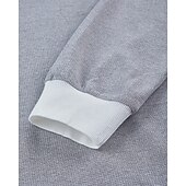 voordelige basic hoodies voor heren-Voor heren Trui met capuchon Stoppen Grijs Capuchon Kleurenblok Zak Kleurenblok Sport &amp; Outdoor Casual Dagelijks 3D-afdrukken Streetwear Sportkleding Casual Herfst Winter Kleding Hoodies Sweatshirts