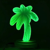 olcso Dekoratív fények-tükör éjszakai fény, alagútfényű tükörfény, végtelen tükör alagútfény, led tükör alagút éjszakai fény hálószobába/buliba/otthoni dekorációhoz