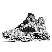 preiswerte Lässige Sneakers-Rote Herren-Sneaker für den Alltag – modisches Design mit auffälligen Prints, ideal als Weihnachtsgeschenk und für festliche Outfits