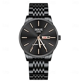 baratos Relógios Quartz-Relógio Masculino Avançado Relógio de Quartzo Fashion Masculino com Exibição de Calendário Semanal À prova d'água IPX4 Luz Noturna Adequado para Viagens de Negócios Uso Diário e a Melhor Escolha de