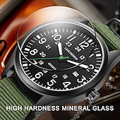 preiswerte Quarz-Uhren-LIGE Geschenk für Frauen Männer Quarz Uhr Lässige Wasserdichte Textilarmbanduhr