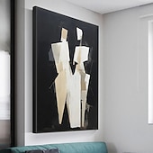 ieftine Picturi cu Oameni-Hang-pictate pictură în ulei Pictat manual Vertical Abstract Oameni Modern Fără a cadru interior