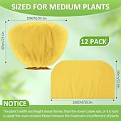 cheap Heating &amp; Cooling-12pcs Winter Plant Covers Frost Protection Bags for Shrubs Trees and Roses 39.4x23.6 Inches with Drawstring Suitable for Autumn and Winter Outdoor Gardening Shrub Covers Tree Protection