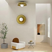 Недорогие Простота Потолочные Светильники-современный круглый потолочный светильник Morandi с врезным креплением