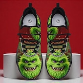  Fun Ugly Christmas Shoes Men's 3D Print Cartoon Character Design Graphic Sneakers with Vibrant Print for Festive and Fun Holiday Footwear