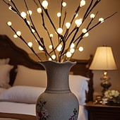 Недорогие Декоративные огни-Круглый Беспроводной Включение  Выключение Хэллоуин Питание от батареек AA 1 шт.