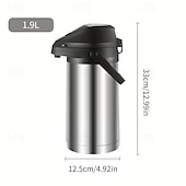 رخيصةأون طقم مطبخ-وعاء ساخن &amp;موزع مشروبات باردة، موزع قهوة، ترمس من الفولاذ المقاوم للصدأ