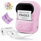 Недорогие Сканеры и принтеры-Машина для изготовления этикеток p5 с лентой, небольшой термопринтер для наклеек, портативный Bluetooth