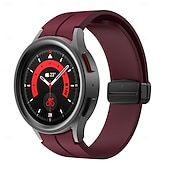 お買い得  サムスンの時計バンド-時計バンド のために Samsung Galaxy Watch 7/6/5/4  40/44mm, Watch 5 Pro 45mm, Watch 6 Classic 43/47mm, Watch 4 Classic 42/46mm シリコーン 置換 ストラップ 調整可 スポーツバンド モダンバックル リストバンド